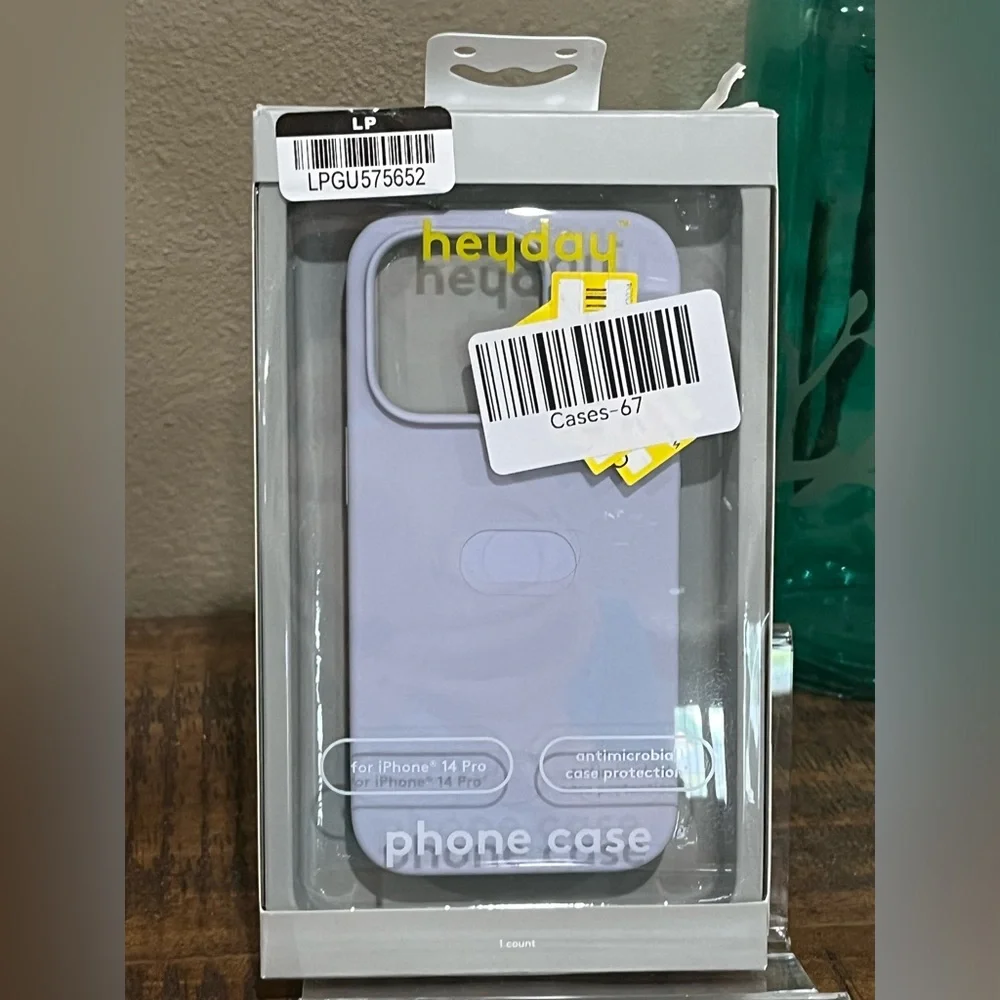 heyday Lavender Silicone Phone Case for iPhone 14 Pro, new